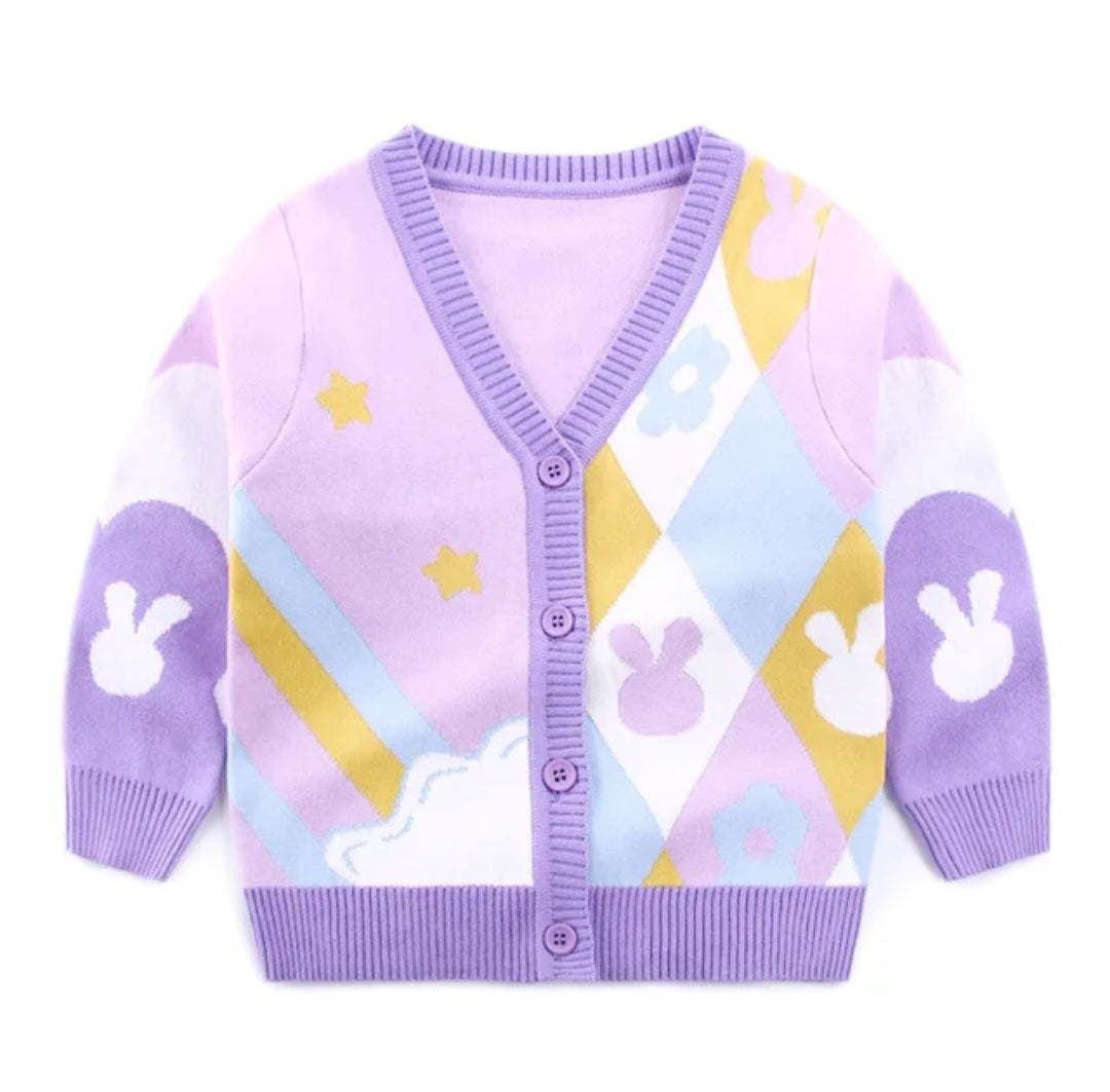 Lilac Bunny Cardi