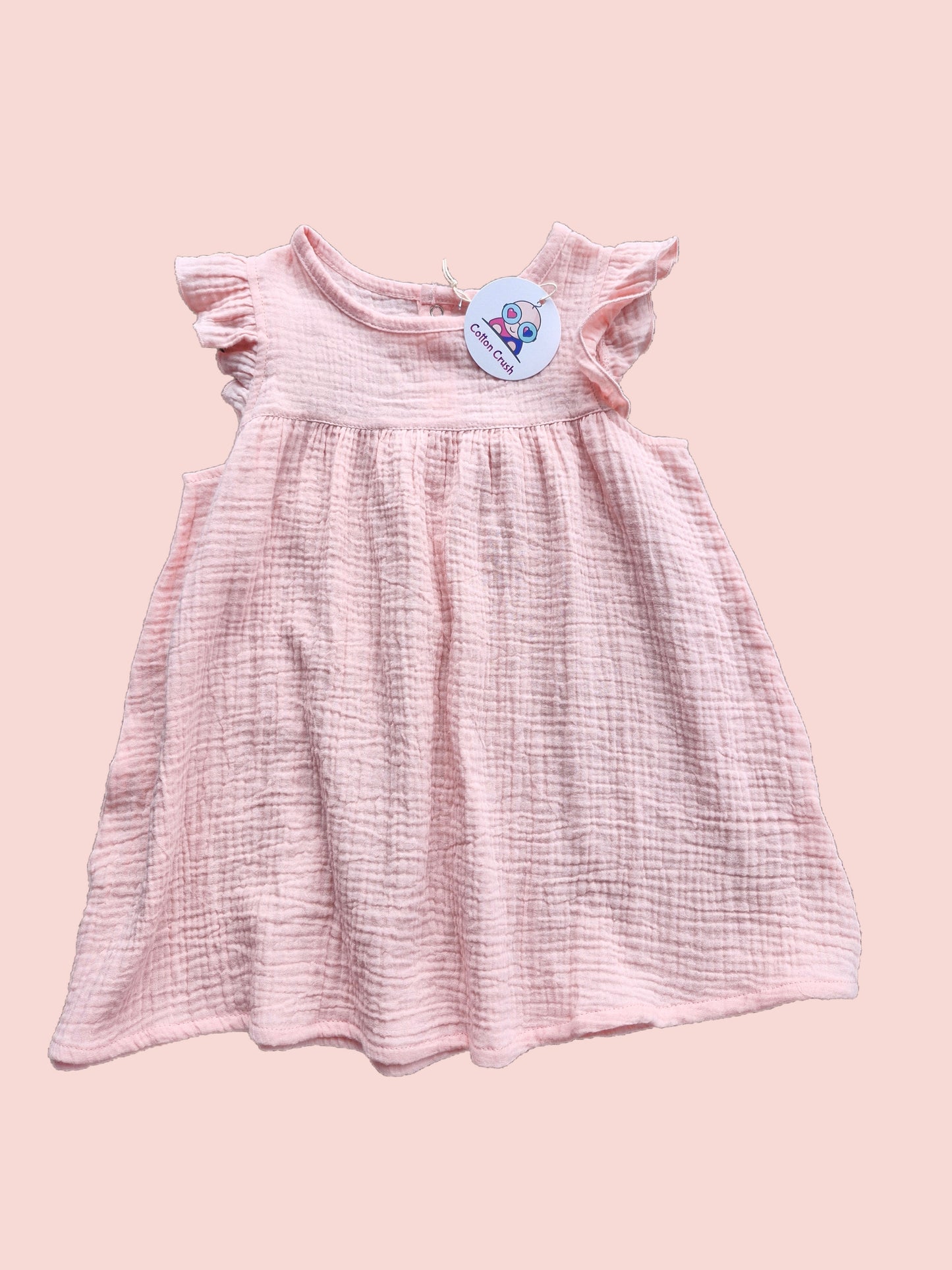 Organic Cotton Muslin Toddler Dress