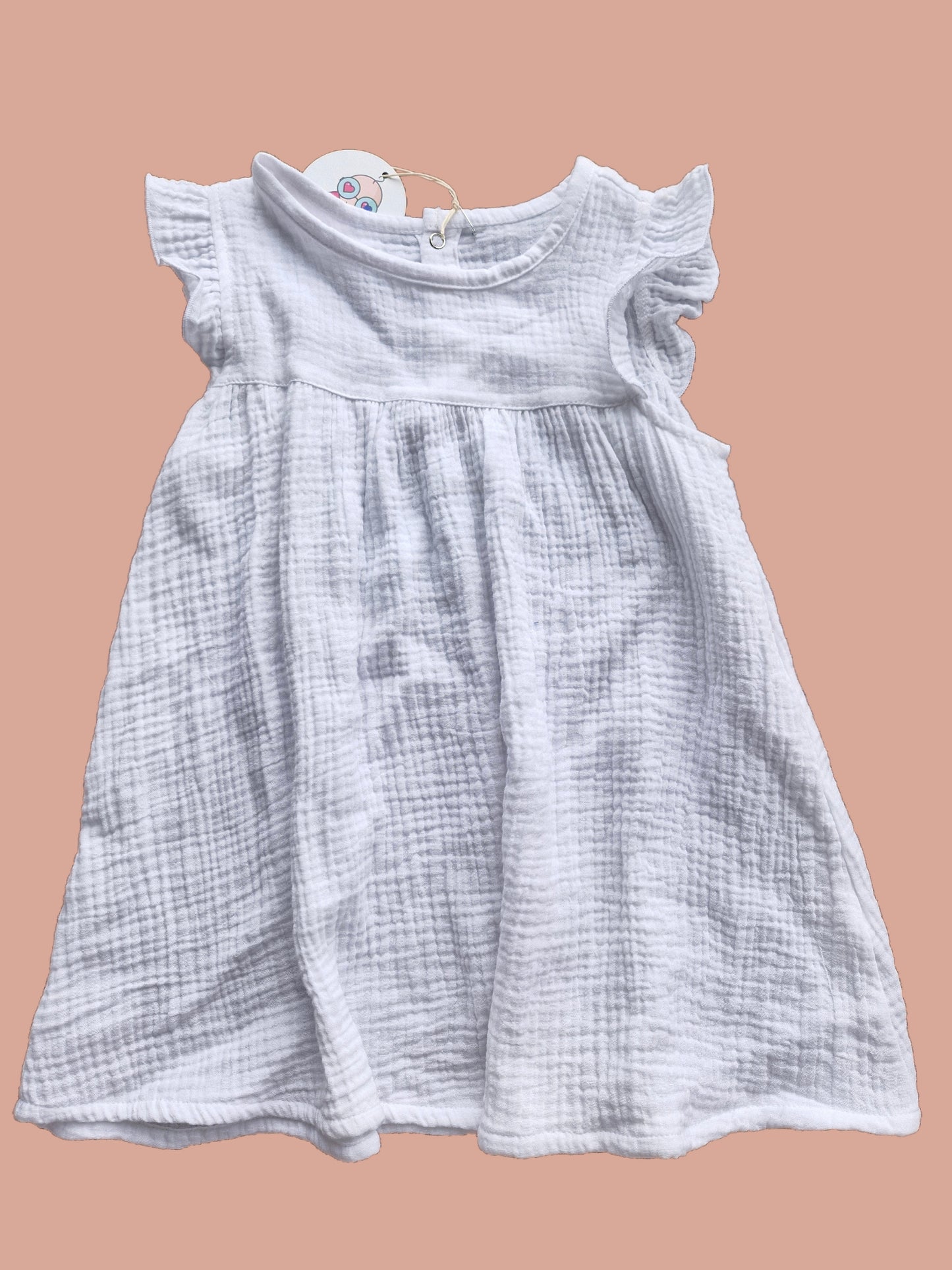 Organic Cotton Muslin Toddler Dress