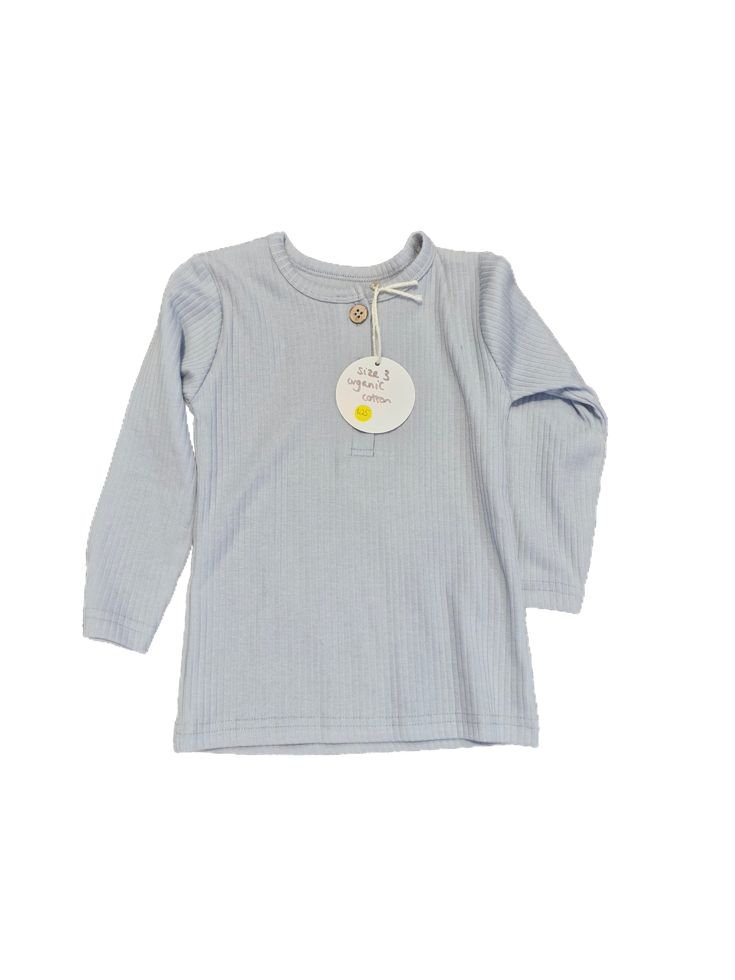 Organic Cotton Long Sleeve Ribbed Top