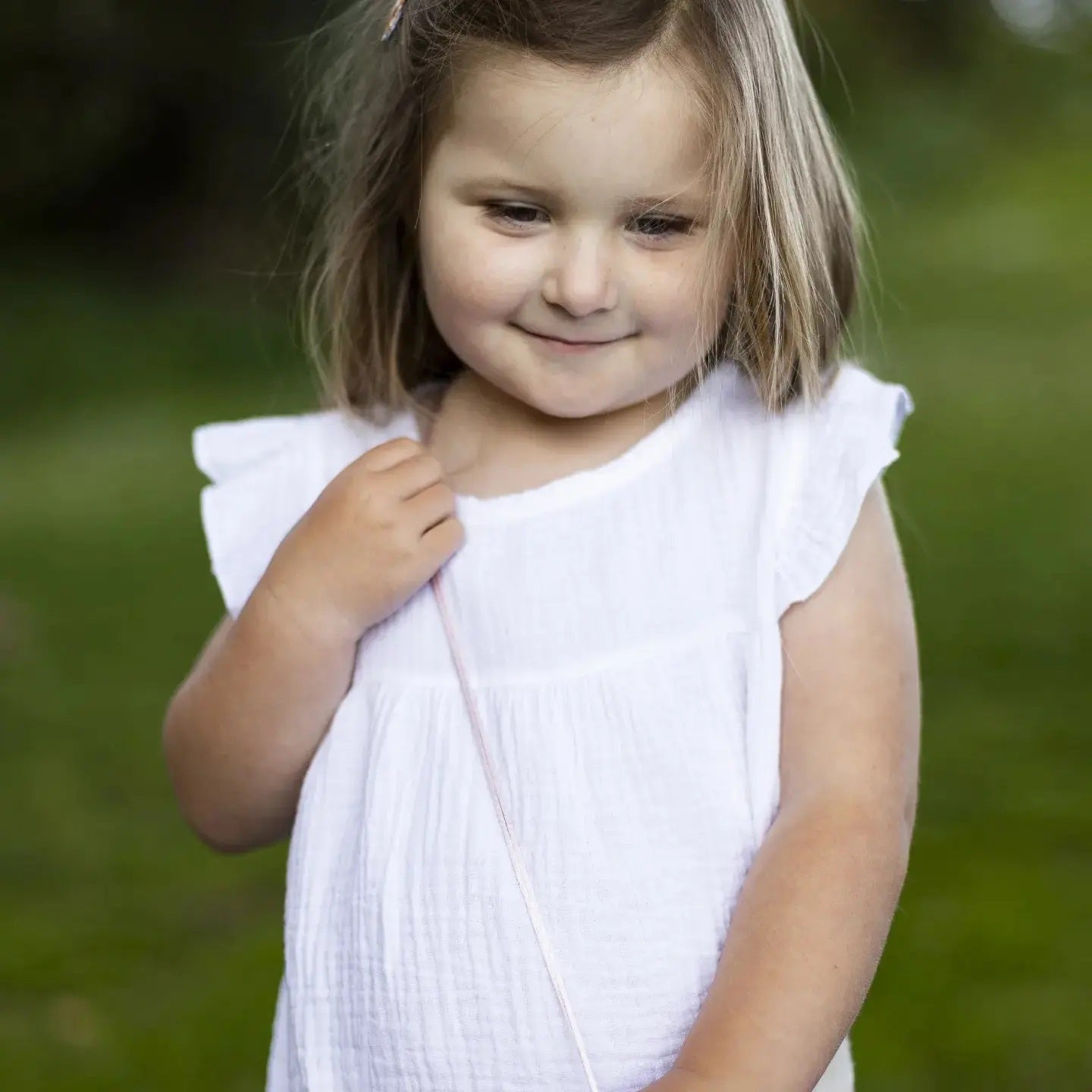 Organic Cotton Muslin Toddler Dress