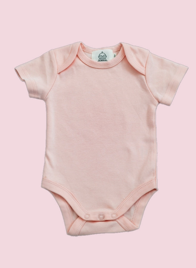 Organic Cotton Blank Coloured Baby Onesies